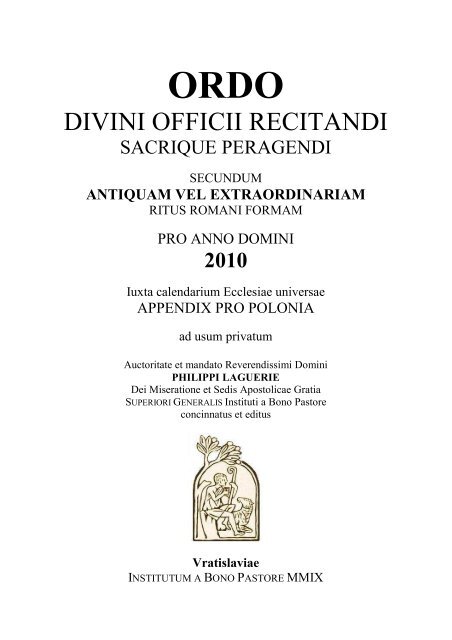 DIVINI OFFICII RECITANDI