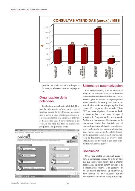 bibliotecas públicas y comunidad sorda - Servicio de Información ...