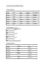 CONJUGACIÓ DELS VERBS REGULARS Present d ... - Blogs UAB