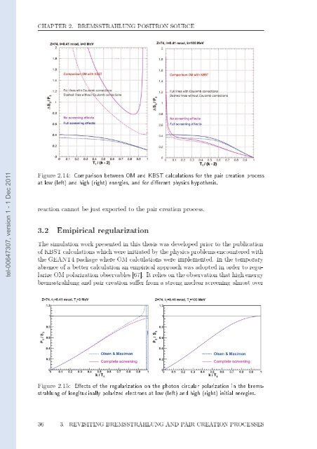 Etude de la faisabilité d'une source de positrons polarisée basée sur ...