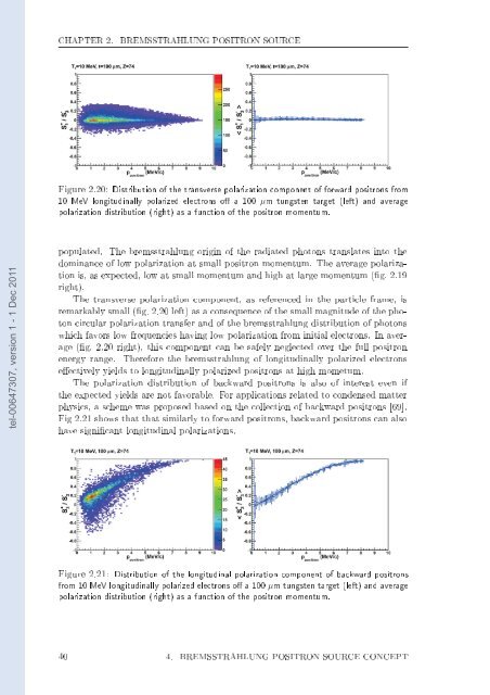 Etude de la faisabilité d'une source de positrons polarisée basée sur ...