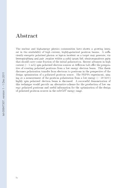 Etude de la faisabilité d'une source de positrons polarisée basée sur ...