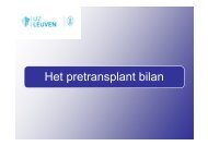 Het pre-transplant bilan - Orpadt