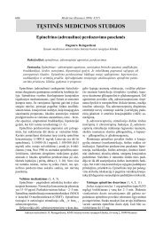 Epinefrino (adrenalino) perdozavimo pasekmes - Medicina