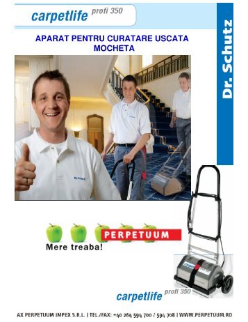 Detalii Aparat Carpetlife Profi 350 - Perpetuum