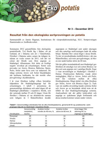 Ekologisk fruktodling - Jordbruksverket