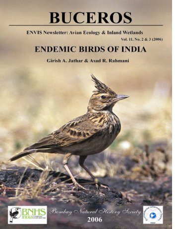 Endemic Birds of India - ENVIS Centre on Avian Ecology