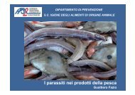 I parassiti nei prodotti della pesca - Azienda per i Servizi Sanitari n ...