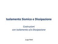 Presentazione Principi Isolamento e Dissipazione - Università degli ...