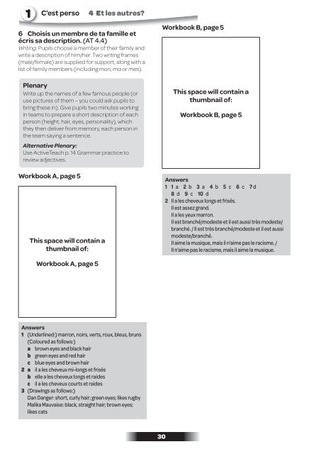 Module 1: C'est perso (Pupil Book pp. 6–25) - Pearson