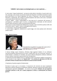CAN CRO : Sarà sem pre una battaglia persa, se ... - Metodo Di Bella