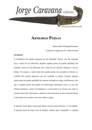 Armeiros Persas - The Caravana Collection