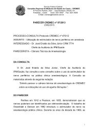 PARECER CREMEC nº 07/2013 PROCESSO-CONSULTA ...