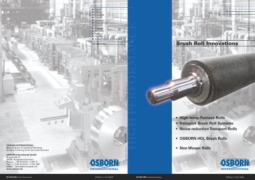 Download flyer - OSBORN International GmbH