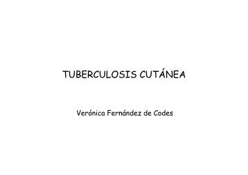 TuberculosisCutanea - Facultad de Ciencias Médicas