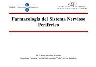 Farmacología del Sistema Nervioso Periférico