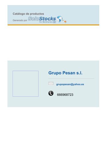 Grupo Pesan s.l.