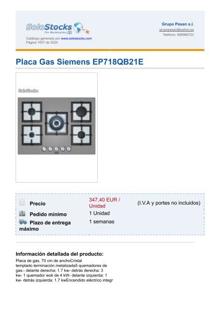 Grupo Pesan s.l.