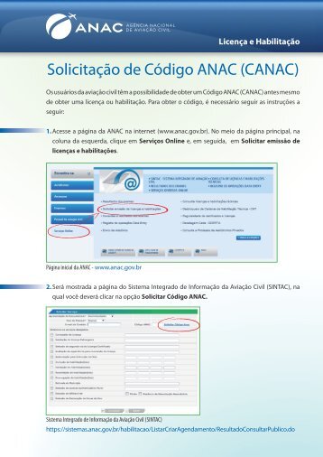 Solicitação de Código ANAC (CANAC)