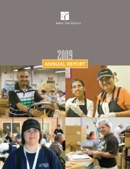 Annual Report 2009 - New Horizons