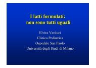 I latti formulati: non sono tutti uguali - Sipps