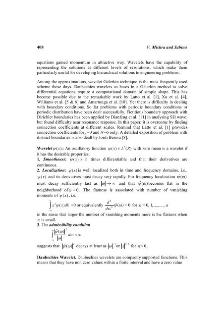Wavelet Galerkin Solutions of Ordinary Differential Equations