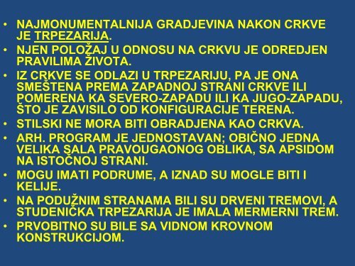 manastirske celine i grağevine opšte o monaštvu • monasima se ...