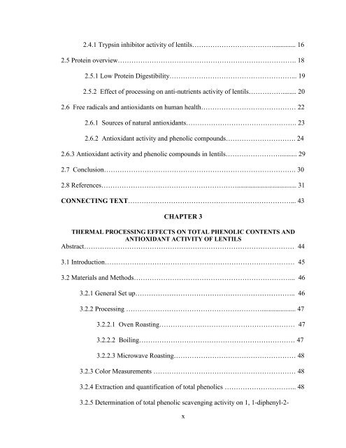 i THERMAL PROCESSING EFFECTS ON TOTAL ... - McGill University