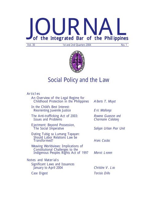 Social Policy and the Law - Urban Leadership Foundation