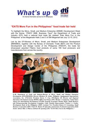What's up @ - DTI