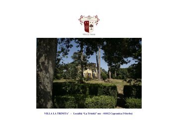 Villa “La Trinità”