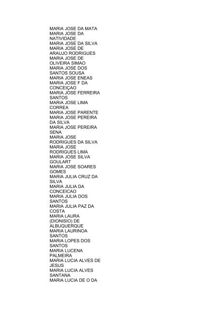 Lista geral de precatórios - TJDFT