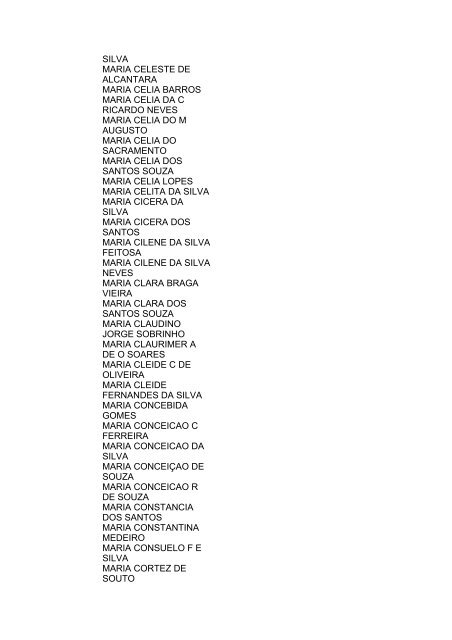 Lista geral de precatórios - TJDFT