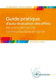 Guide pratique d'auto-évaluation des effets de - Charleroi