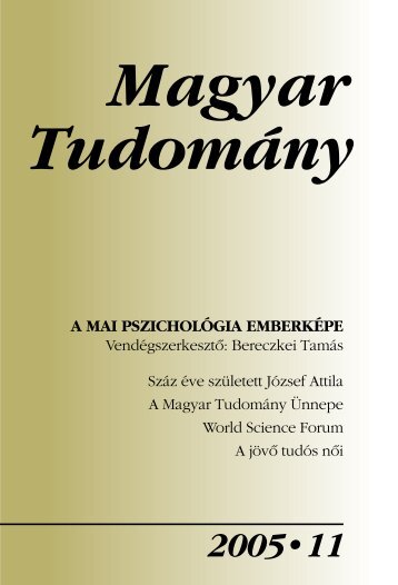 2005•11 - Magyar Tudomány