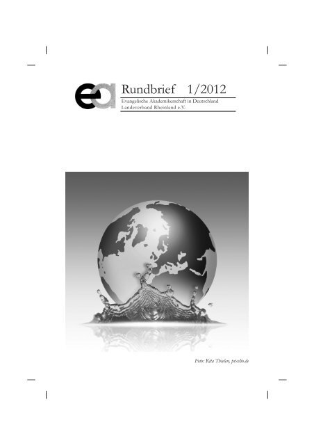 Rundbrief 1/2012 - Evangelische Akademikerschaft in Deutschland