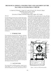 Mechanical Design, Construction and Alignment of the ISAC RFQ ...