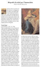 Biografie di artisti per l'Immacolata - Francesco Antonio Marcucci