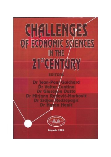 challenges of economic sciences in the 21st century