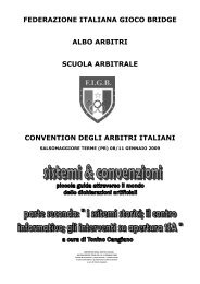 sistemi & convenzioni II.pub - Federazione Italiana Gioco Bridge