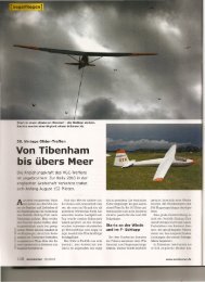 on Tibenham is übers Meer - Vintage Glider Club