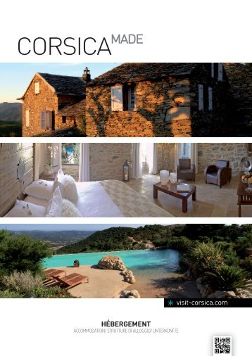 Brochure hébergement - Agence du Tourisme de la Corse