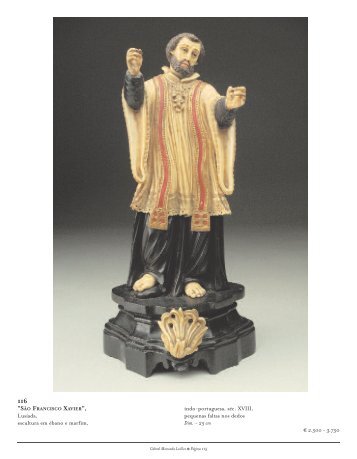 Lusíada, escultura em ébano e marfim, indo-portuguesa, séc. XVIII ...