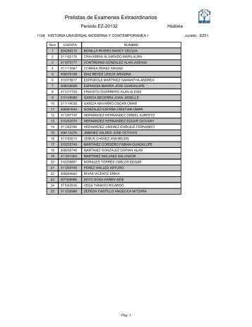 Historial - CCH Oriente