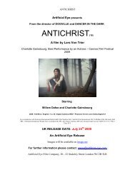 ANTICHRIST PRESS BOOK - Artificial Eye