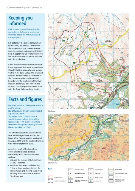 Allt Duine Wind Farm Issue 2 March 2011. - RWE