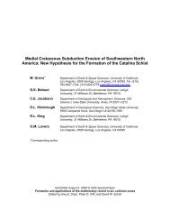 Medial Cretaceous Subduction Erosion of Southwestern North ...