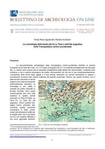 La cronologia della tarda età di La Tène e dell'età augustea nella ...