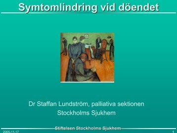 Symtomlindring vid döendet