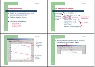 Grafici in matlab Un esempio di grafico: